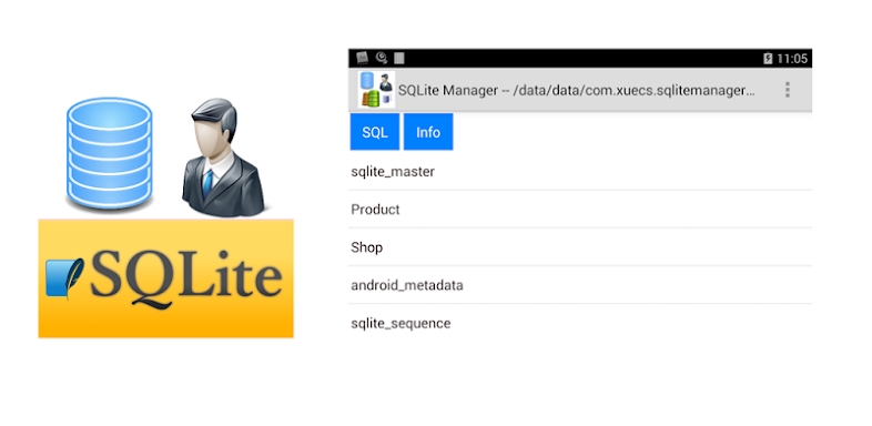 SQLite Manager screenshots