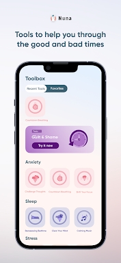 Nuna: Mental Health Companion screenshots