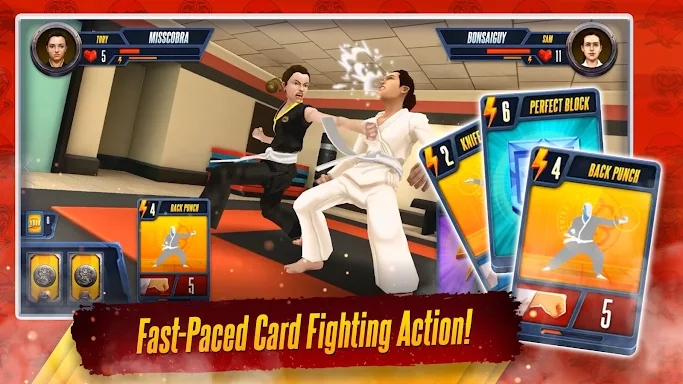 Cobra Kai: Card Fighter screenshots
