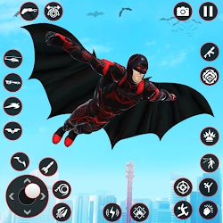 Bat Hero Spider Superhero Game
