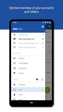 GMX - Mail & Cloud screenshots