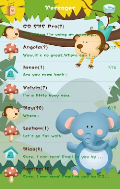 Luoblatin Font for GO SMS Pro screenshots
