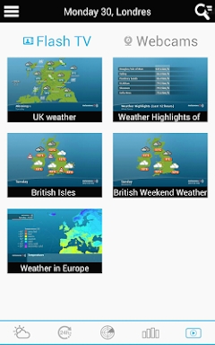 USA Weather forecast screenshots