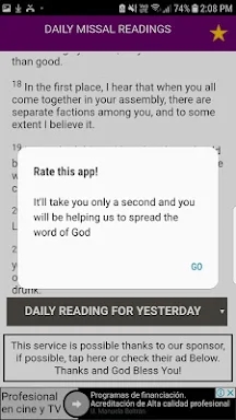 Daily Mass (Catholic Church Daily Mass Readings) screenshots