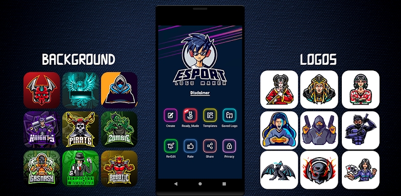 Logo Esport Maker | Create Gaming Logo Maker screenshots