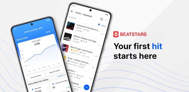 BeatStars Studio: My Media screenshots