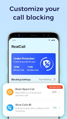 RealCall - Spam Call Blocker screenshots