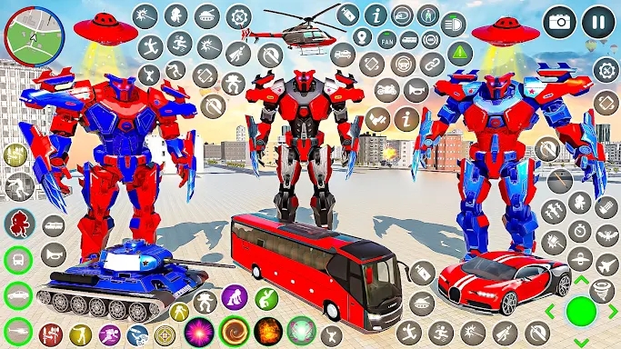 Police Dragon Robot Car Games screenshots