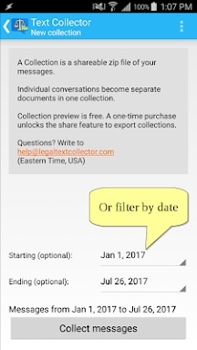 Legal Text Collector screenshots