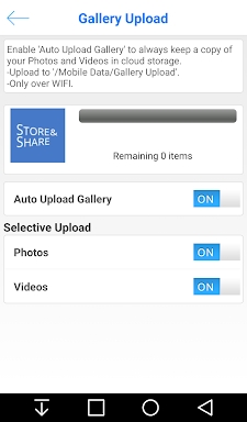 Store and Share screenshots