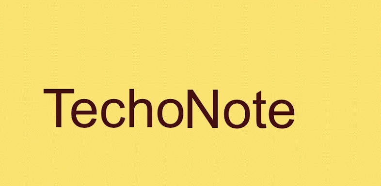 Techo Note (memo /sticky note) screenshots