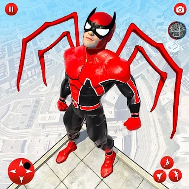 Flying Spider Hero Man Games screenshots