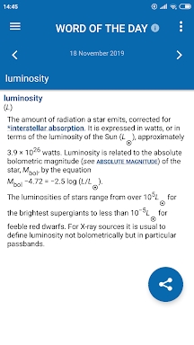 Oxford Dictionary of Astronomy screenshots