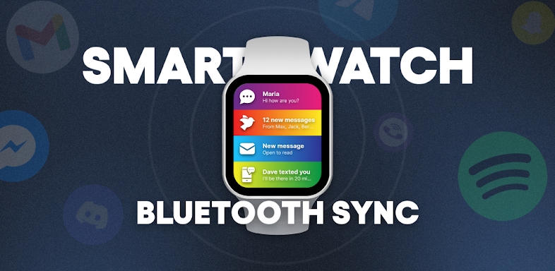 SmartWatch & BT Sync Watch App screenshots
