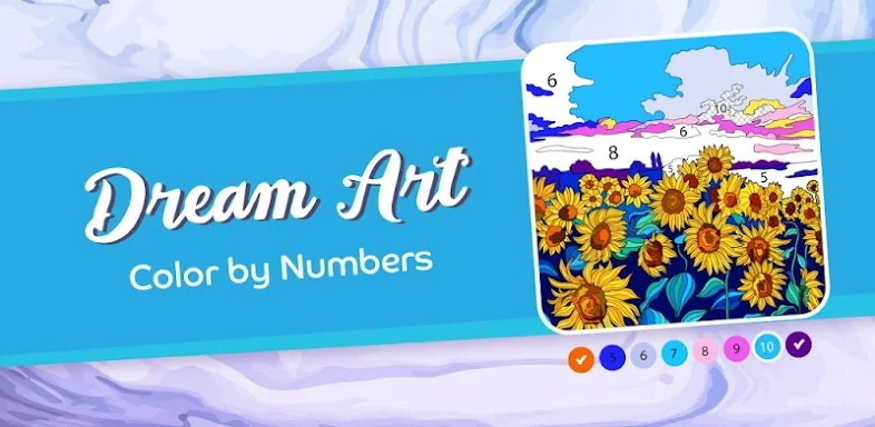 Dream Art - Color by Numbers screenshots