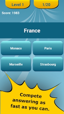 Countries Capitals Quiz screenshots