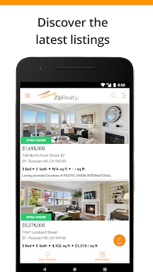 ZipRealty Real Estate & Homes screenshots