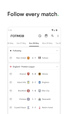 FotMob - Soccer Live Scores screenshots