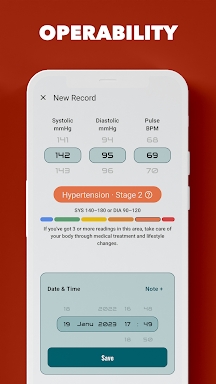 Blood Pressure Tracker App Pro screenshots