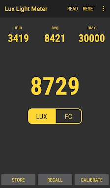 Lux Light Meter Pro screenshots