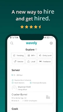 Wavely: Hire & Get Hired screenshots