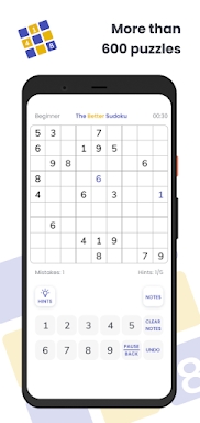 The Better Sudoku screenshots
