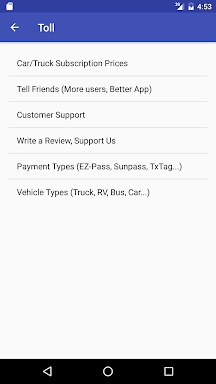 Toll Calculator - Truck RV Car screenshots