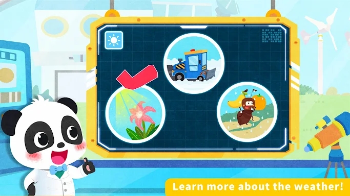 Baby Panda's Weather Station screenshots
