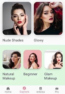 Makeup Tutorial App screenshots