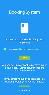 Booking System screenshots