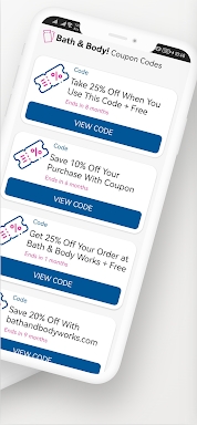 Bath and Body Works Coupon screenshots