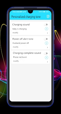 phone charging sound screenshots