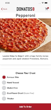 Donatos Pizza screenshots