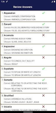 Vocabulary Builder screenshots