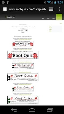 Root Quiz - Limited screenshots