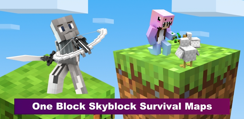 One Block Skyblock Survival Ma screenshots