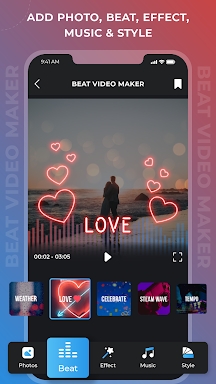 Love video maker with music screenshots