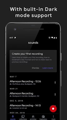 Aroundsound Audio Recorder screenshots