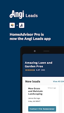 Angi Pro Leads screenshots