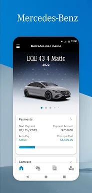 Mercedes me Finance screenshots