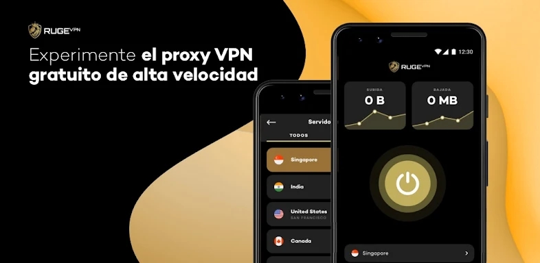 RugeVPN - Safe VPN for privacy screenshots