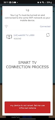 Remote For LG TV Smart + IR screenshots