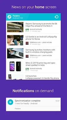 Palabre Feedly RSS Reader News screenshots