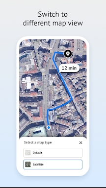 Maps online & offline, GPS nav screenshots