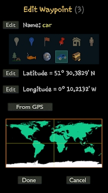 GPS Waypoint Finder screenshots