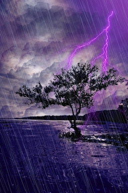 Lightning, Thunderstorm HD LWP screenshots