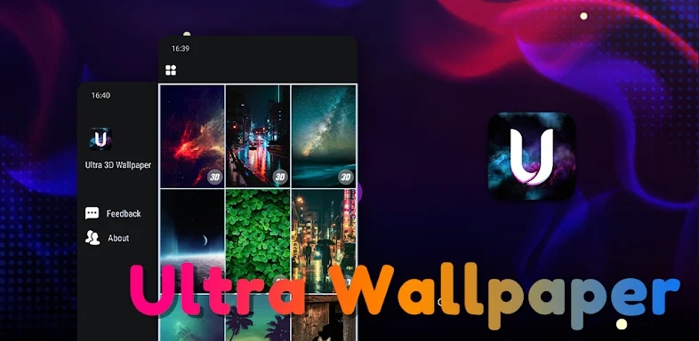 Ultra 3D Wallpaper screenshots