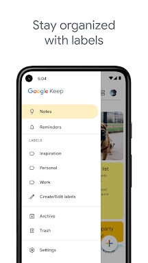 Google Keep - Notes and Lists screenshots