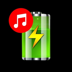 Battery charging audible alarm