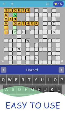 English Crossword puzzle screenshots